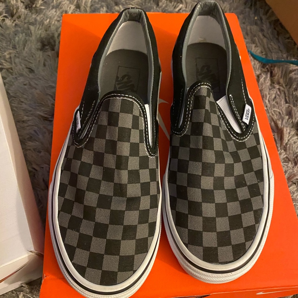 Vans Checkerboard Slip Ons